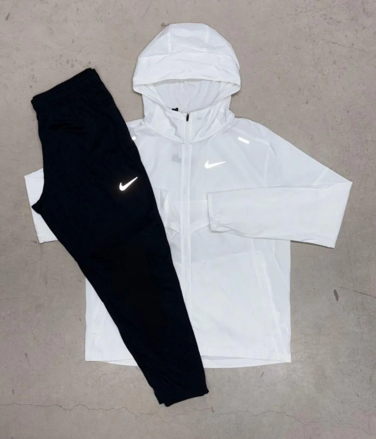 Nike White UV Jacket Set