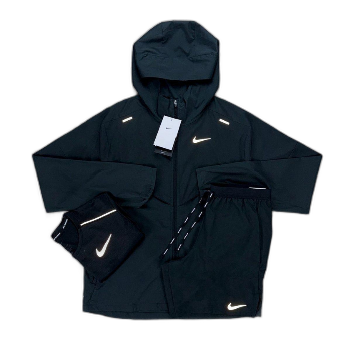 nike set three piece black