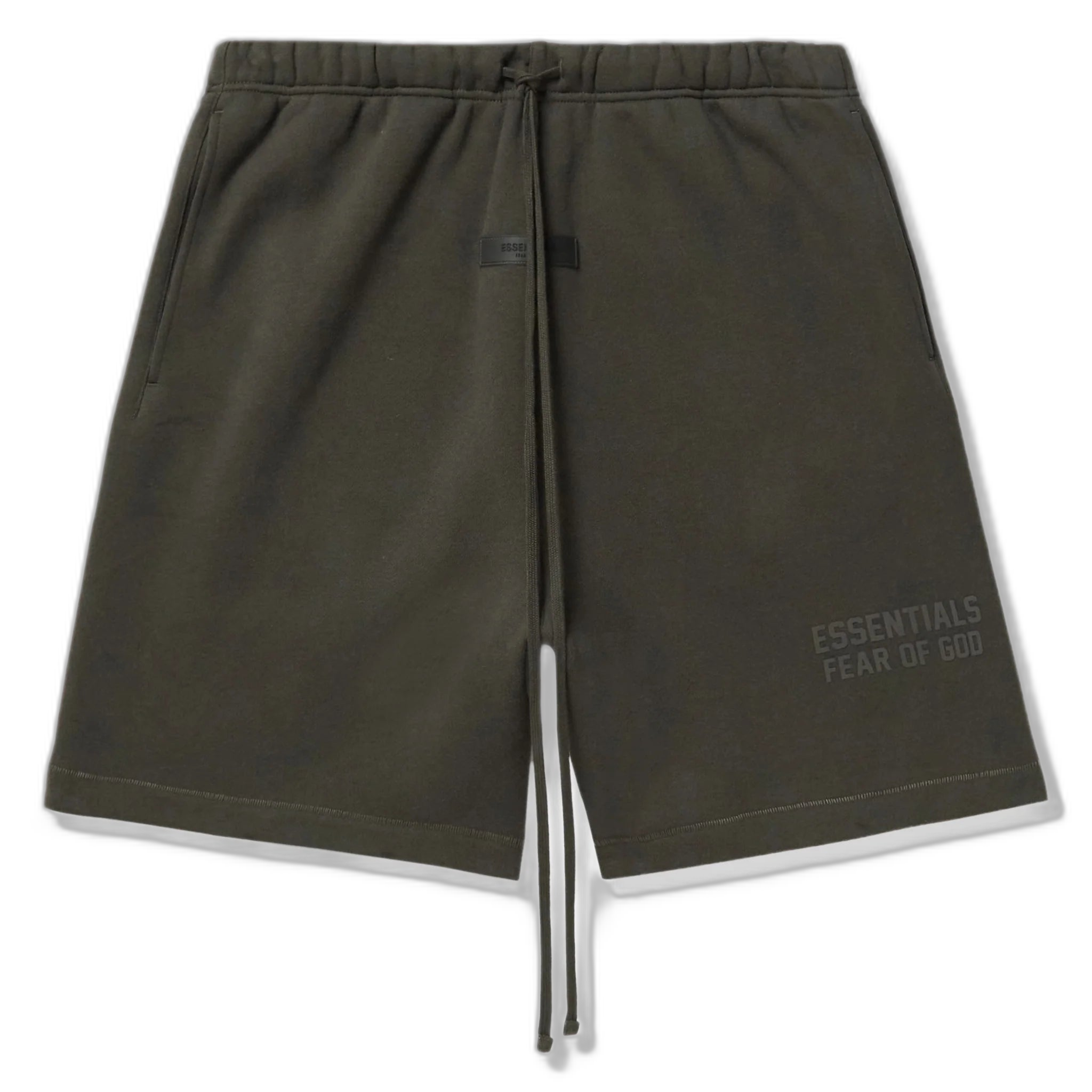 FEAR OF GOD ESSENTIALS 'OFF BLACK' SHORTS