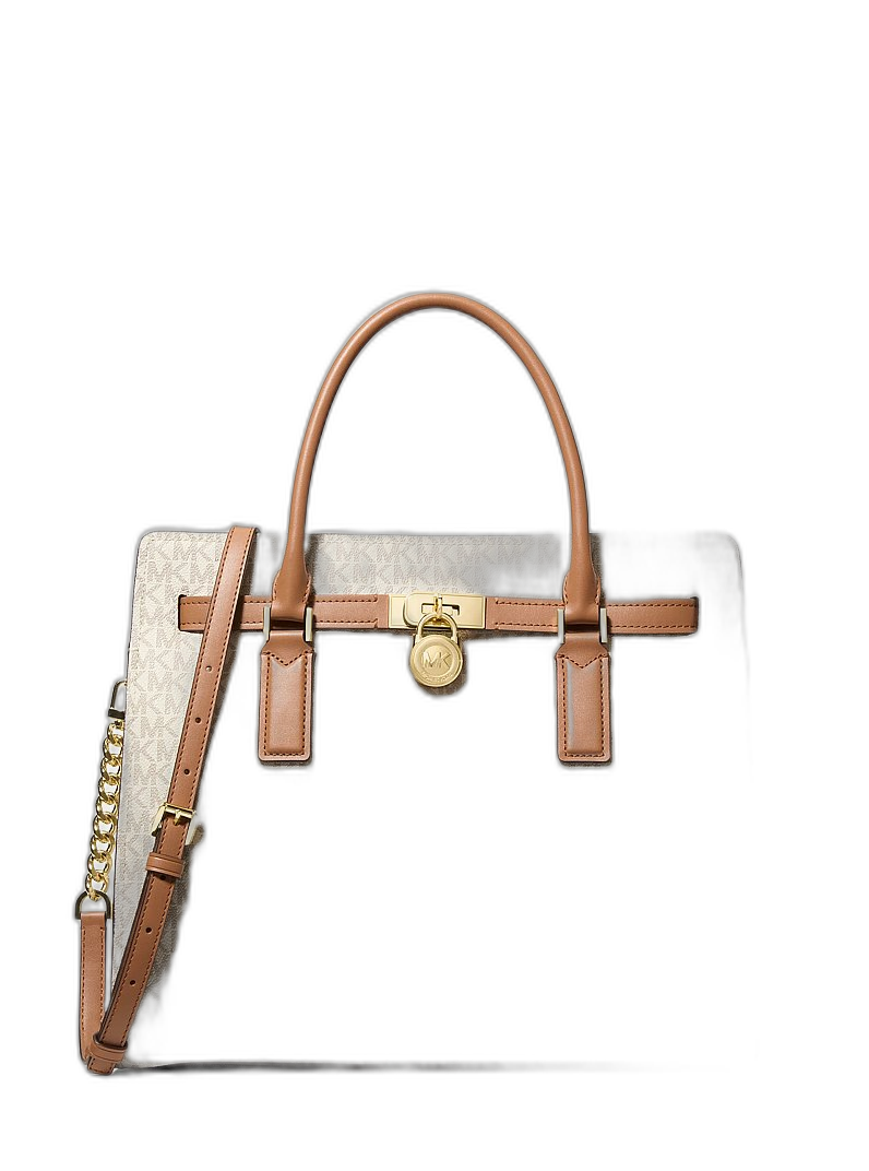 Michael Kors Hamilton Moderne Large Signature Logo Satchel