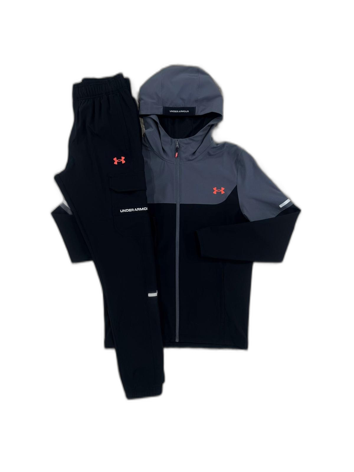 Under Armour Grey / Black Tracksuit