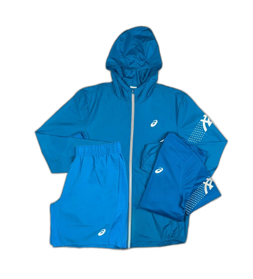 Asics Blue 3 Piece Set