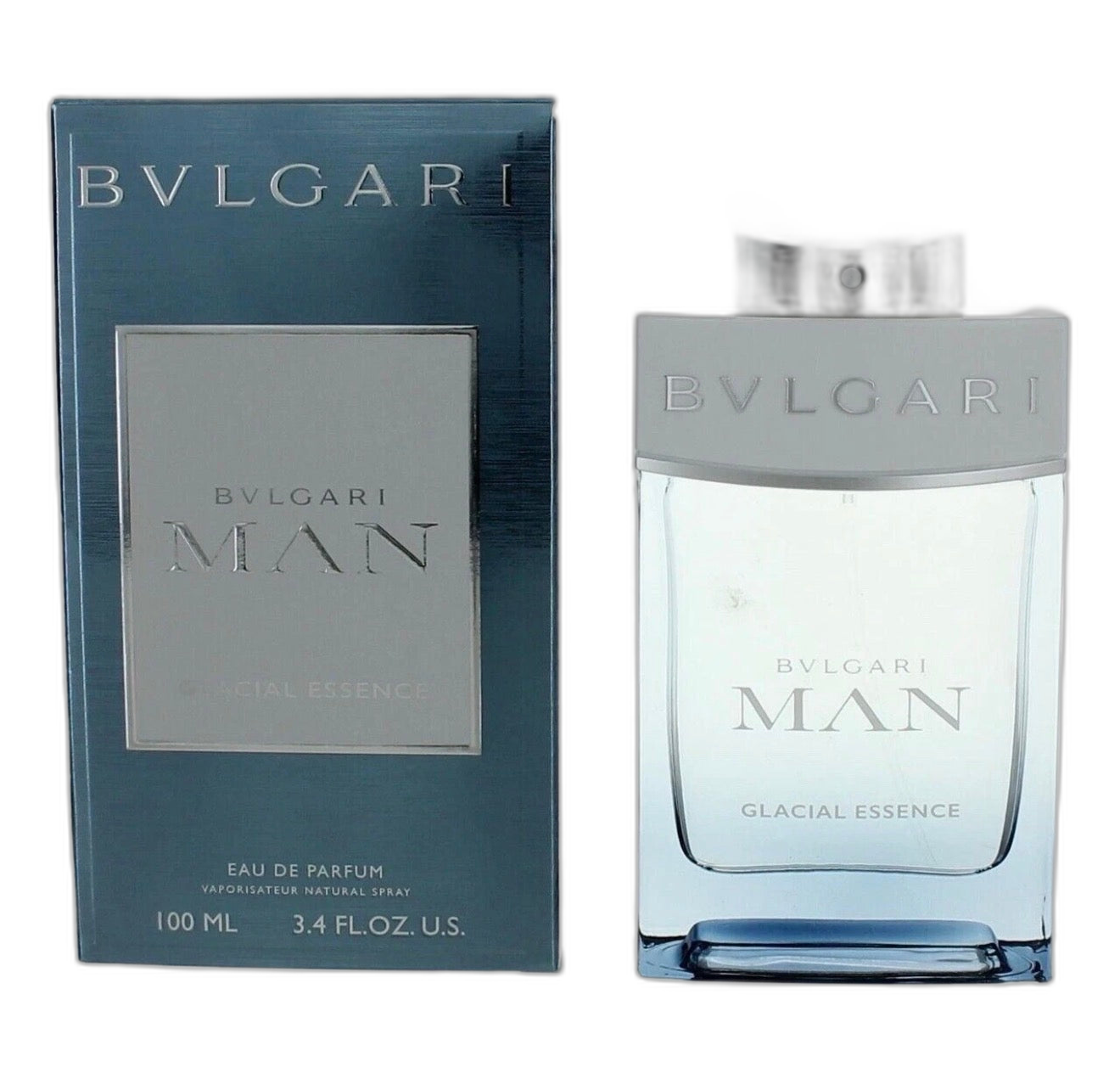 Bvlgari Man Glacial Essence Eau de Parfum 100ml Spray Brand New Boxed & Sealed
