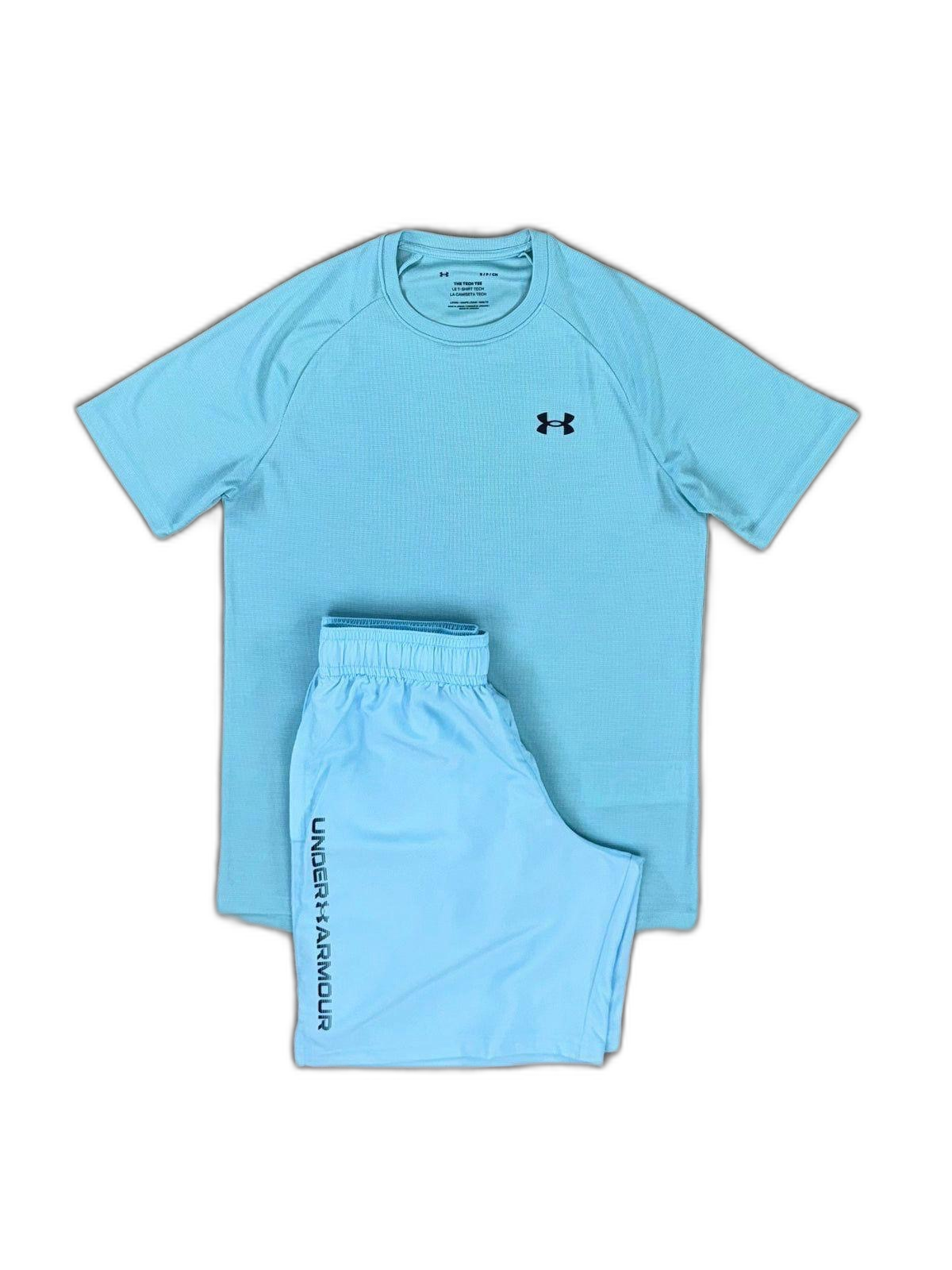 Under Armour Light Blue Short Set