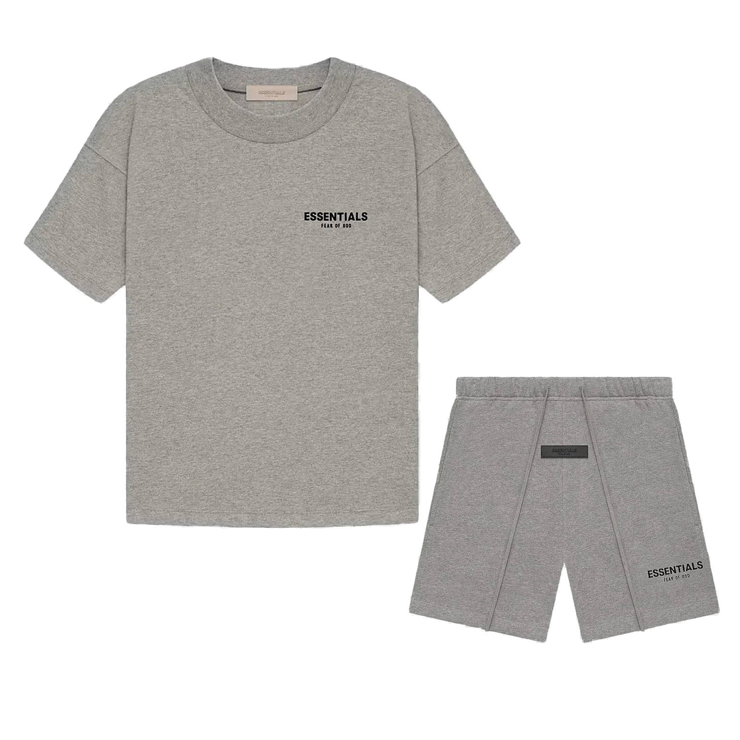 FEAR OF GOD ESSENTIALS 'DARK OATMEAL' SHORT SET