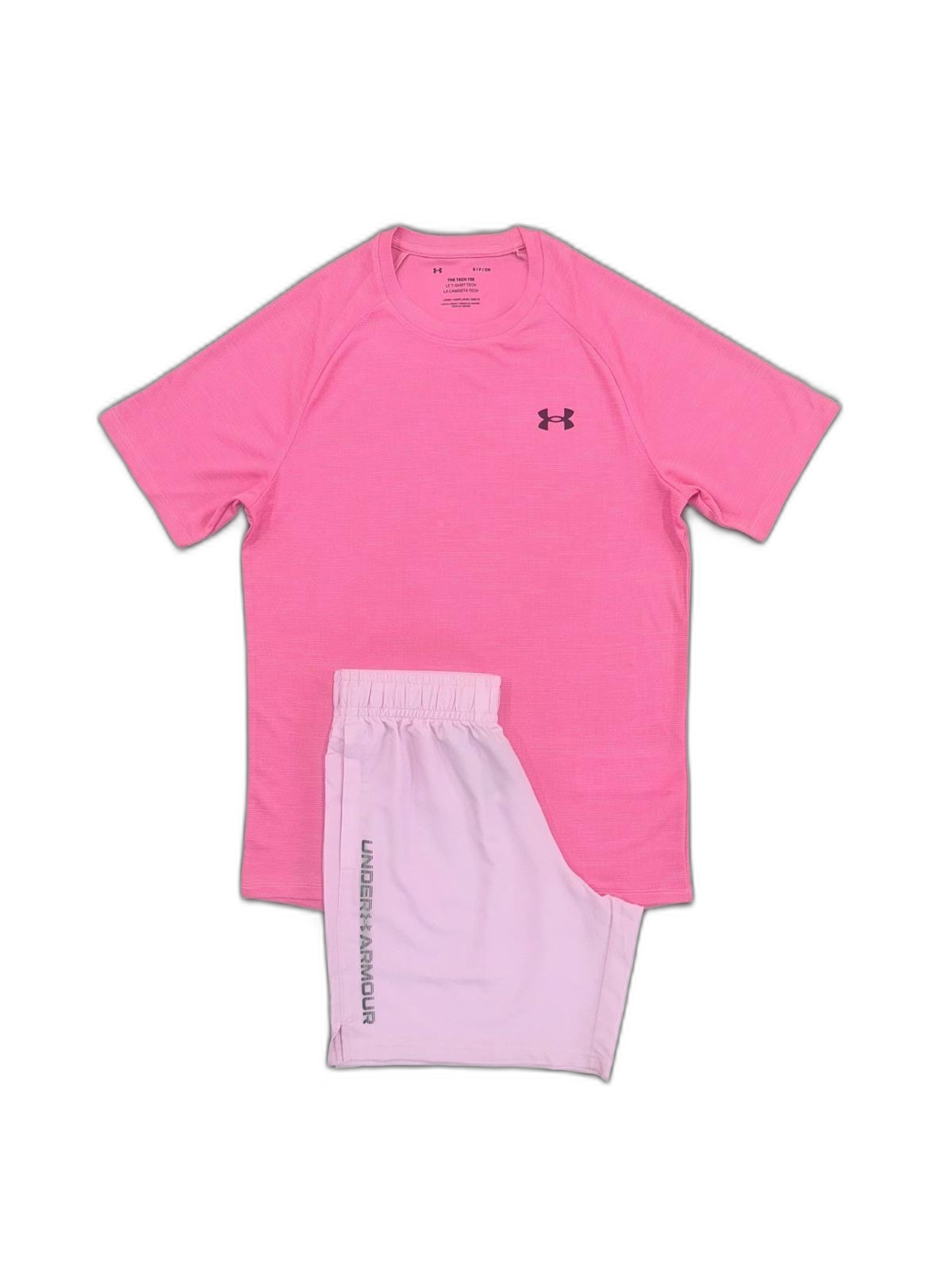 Under Armour Pink / Lilac Short Set