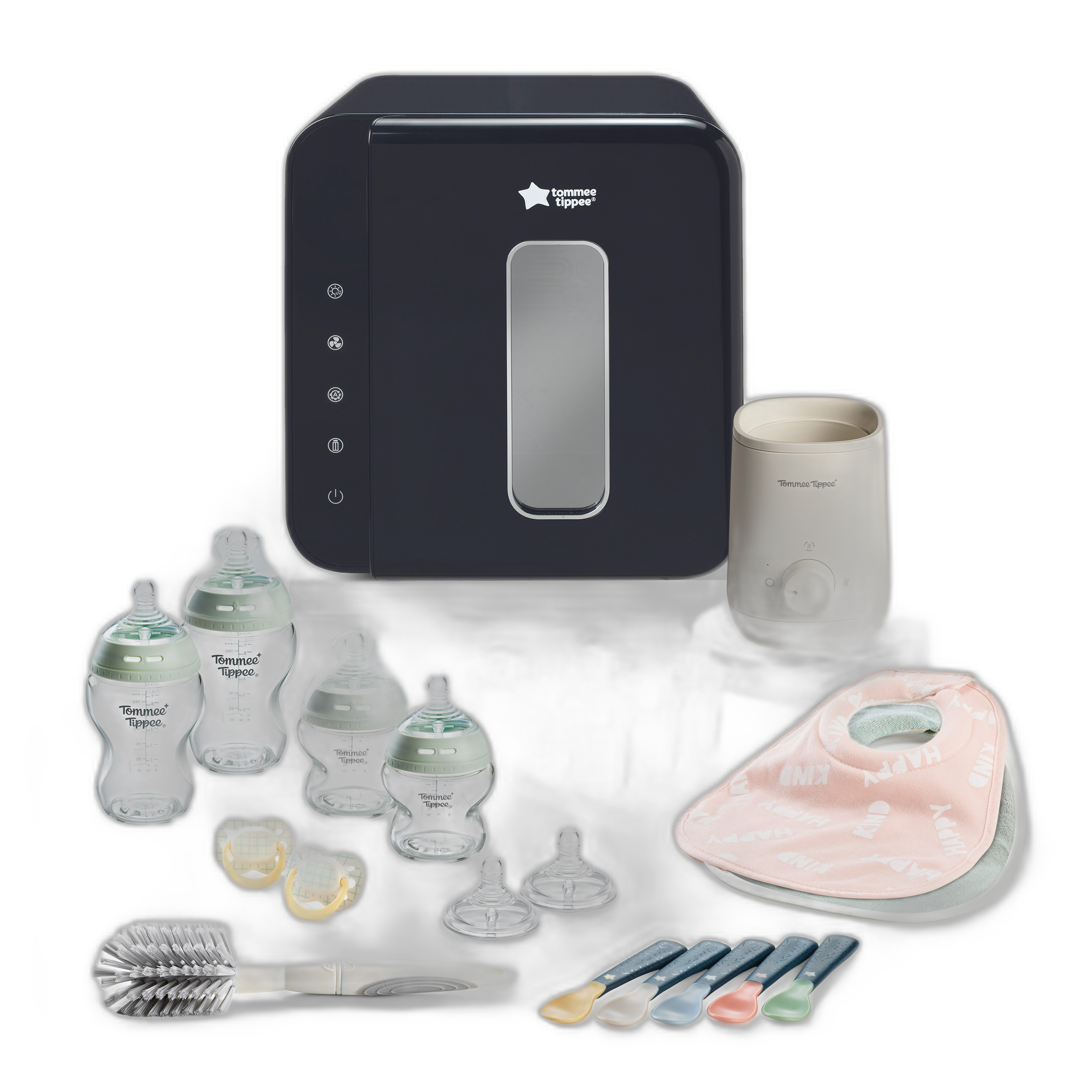 Tommee Tippee Natural Start Glass Bottle Feeding Essential Bundle