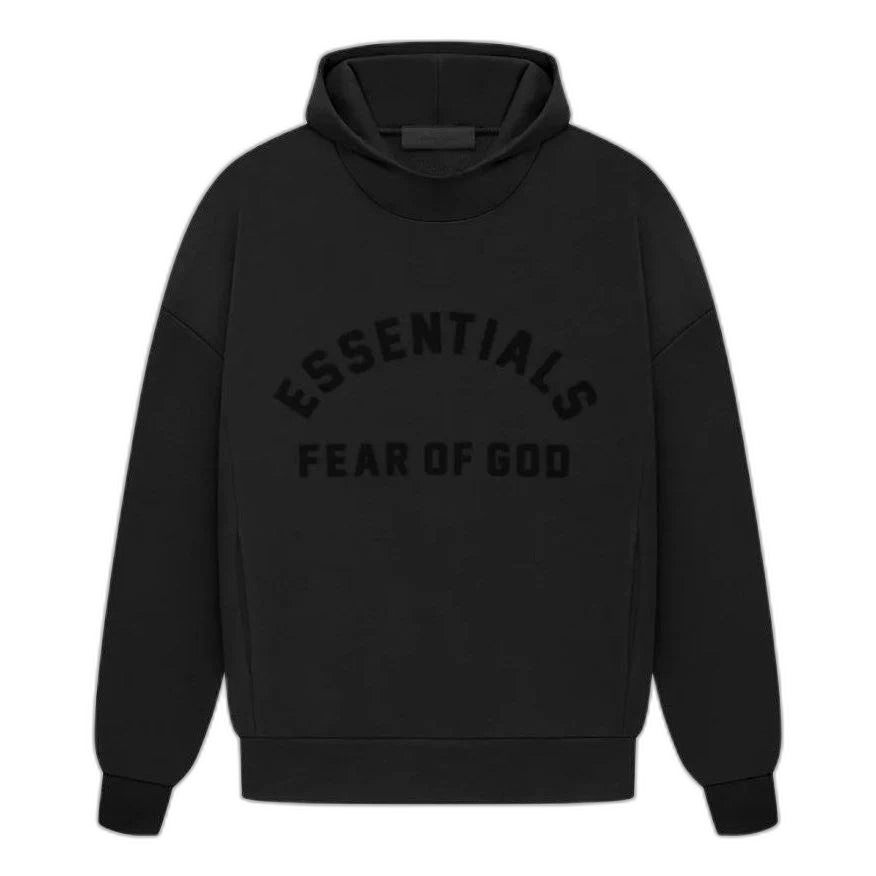 FEAR OF GOD ESSENTIALS 'JET BLACK' HOODIE
