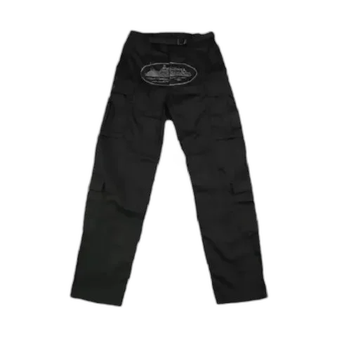 Corteiz Triple Black Cargos