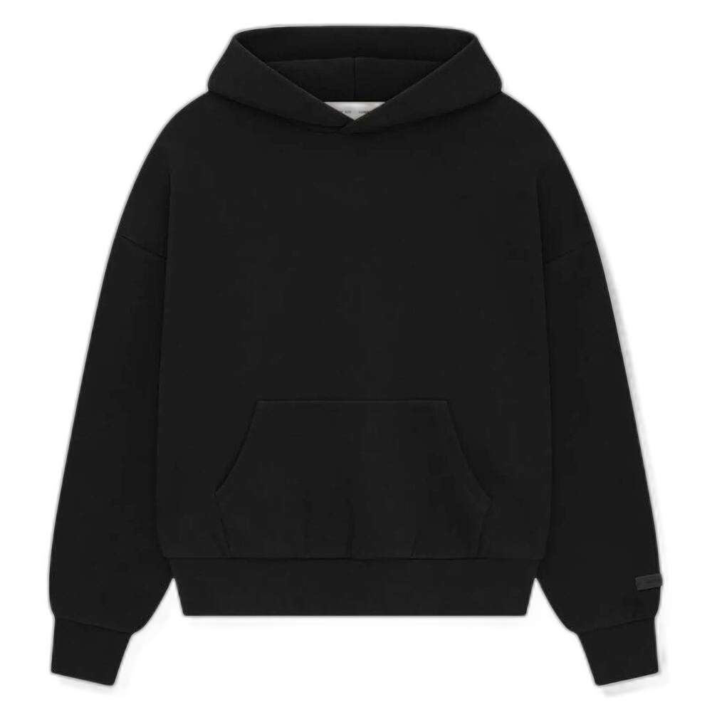 FEAR OF GOD ESSENTIALS SS25 'JET BLACK' HOODIE