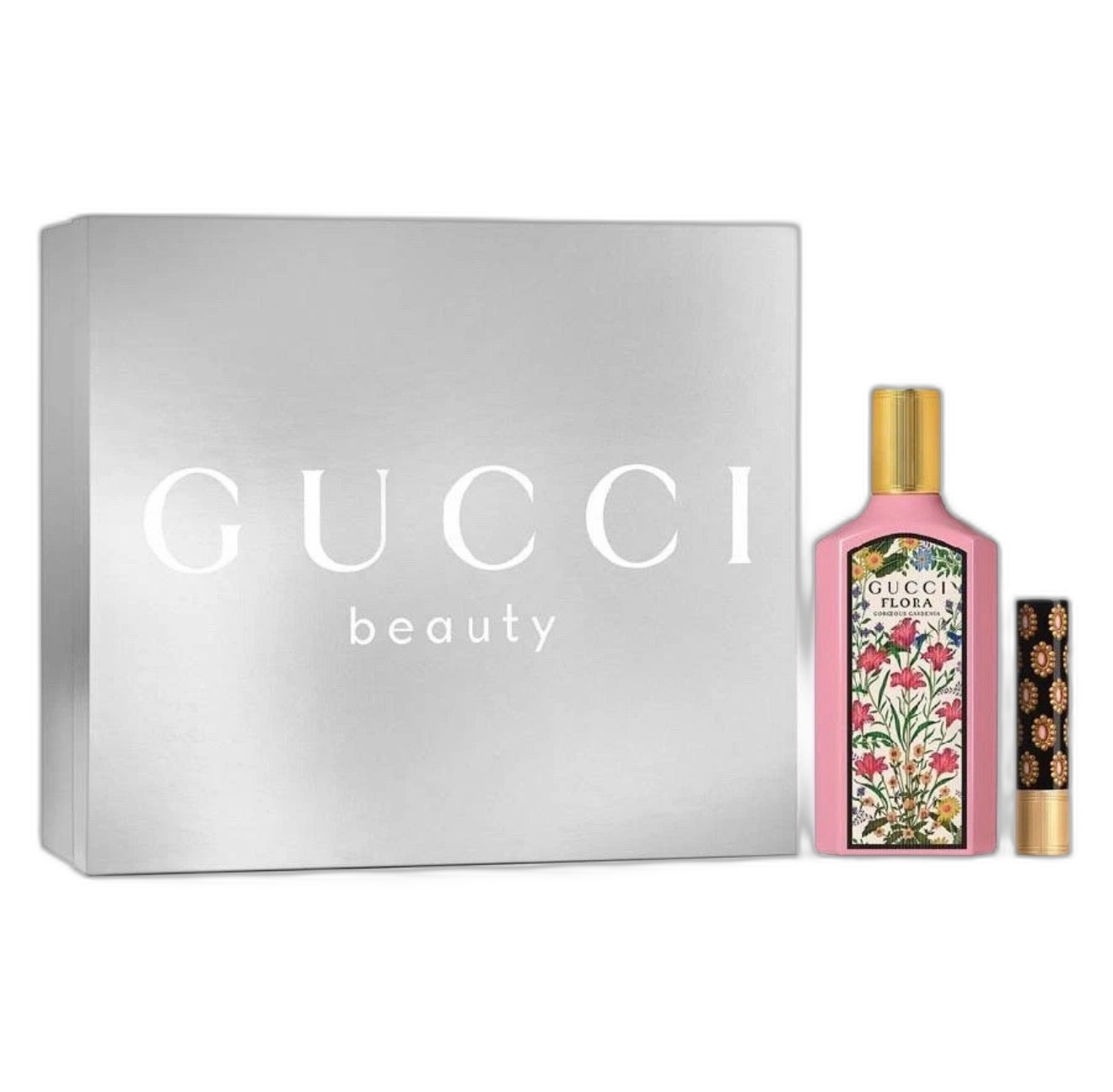 Gucci Flora Gorgeous Gardenia Eau de Parfum 50ml Spray + 3ml Mascara Gift Set