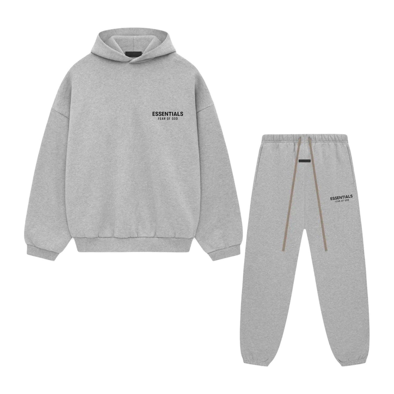 FEAR OF GOD SS25 ESSENTIALS 'LIGHT HEATHER' TRACKSUIT