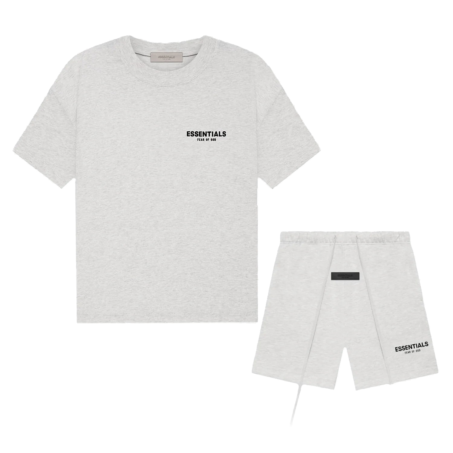 FEAR OF GOD ESSENTIALS 'LIGHT OATMEAL' SHORT SET
