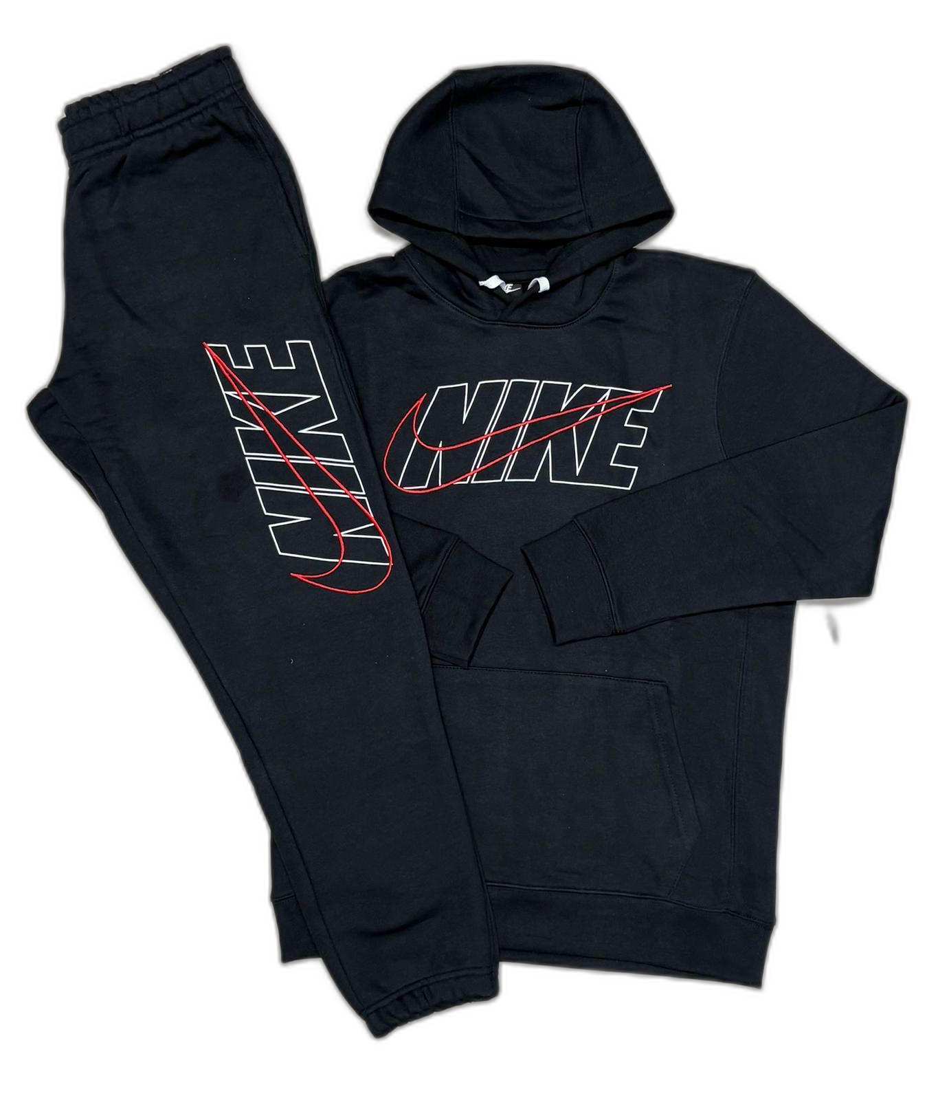 TRACKSUIT BLACK/RED