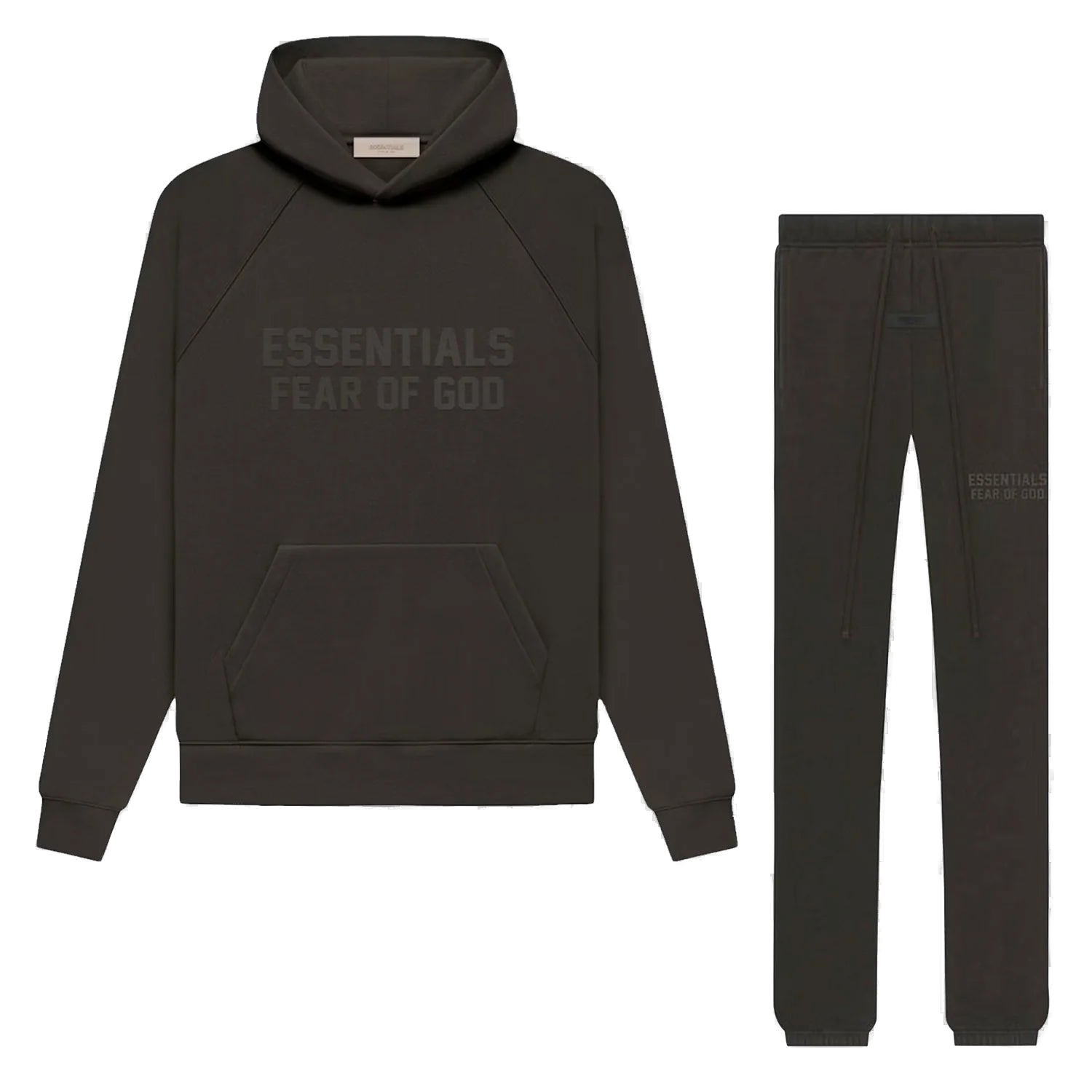 FEAR OF GOD ESSENTIALS 'OFF BLACK' TRACKSUIT