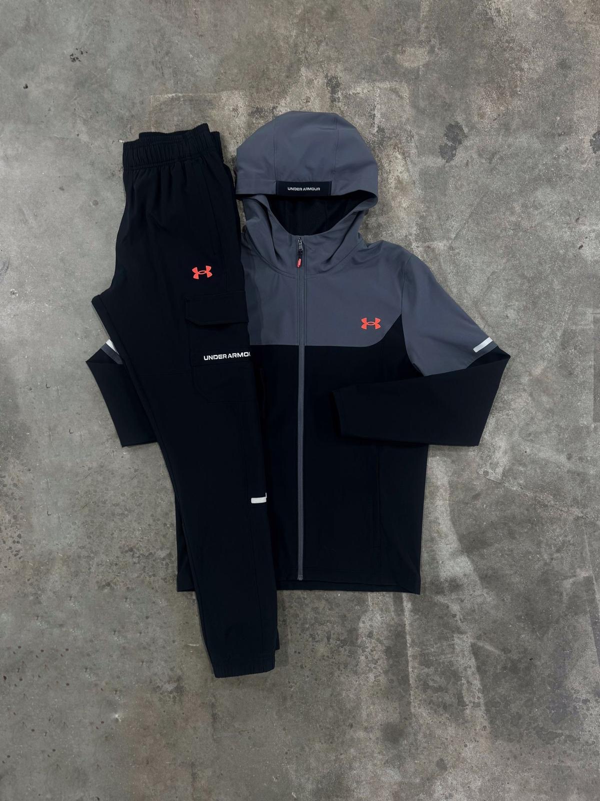 Under Armour Grey / Black Tracksuit