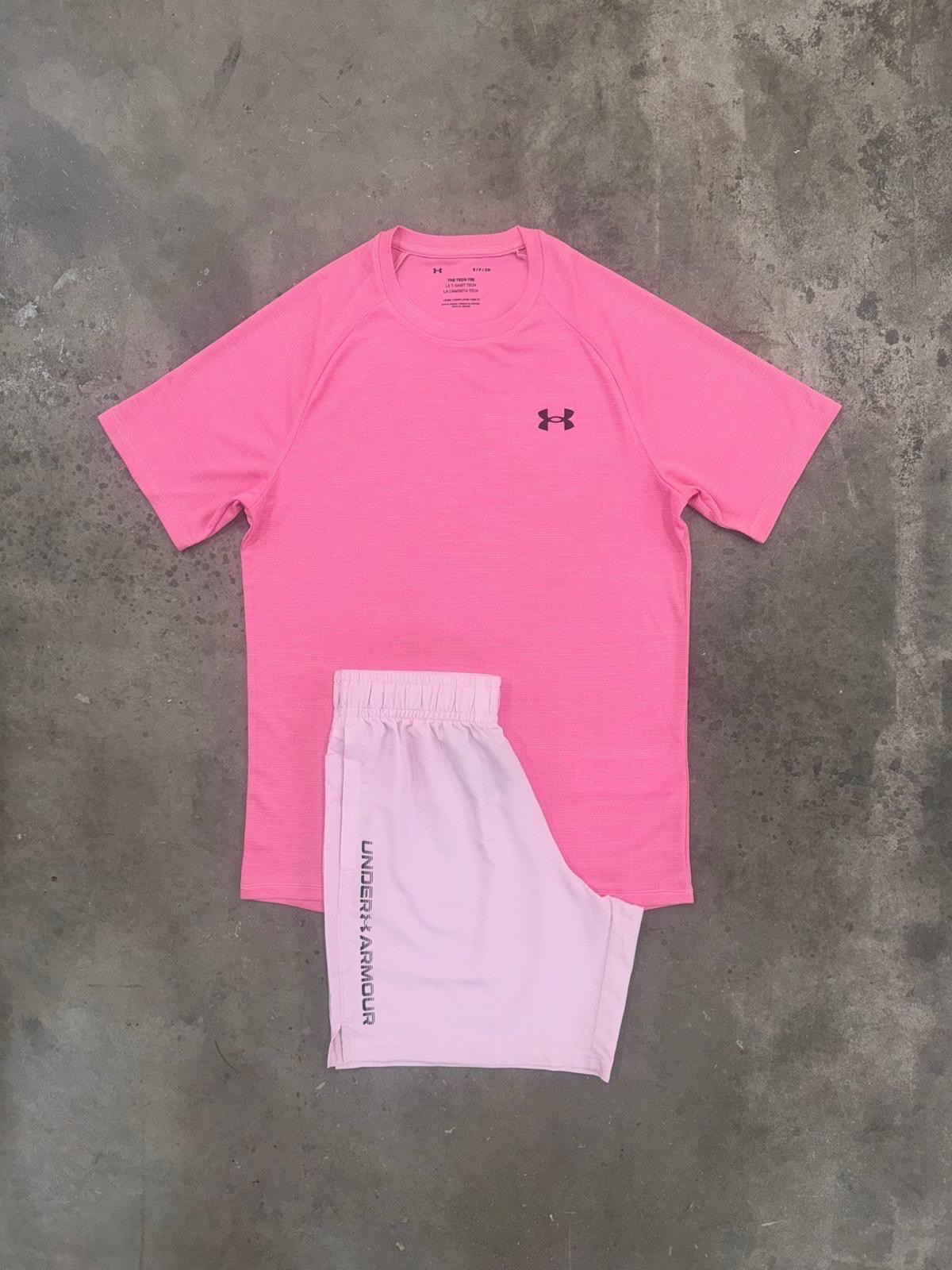 Under Armour Pink / Lilac Short Set
